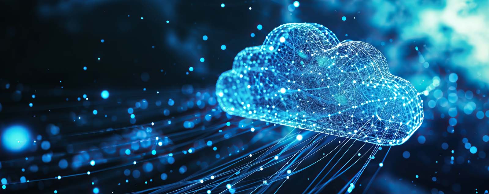cloud technology network for data storage, transfer and security